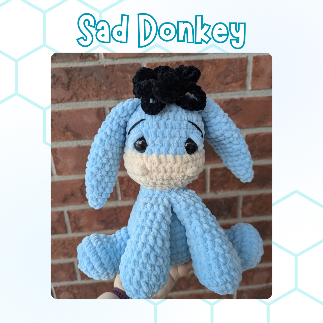 Sad Donkey Crochet Pattern