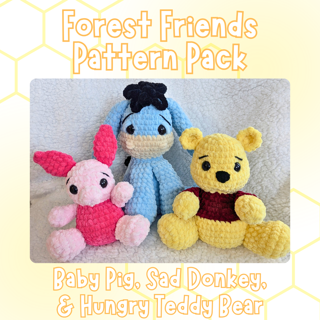 Forest Friends Crochet Pattern Pack