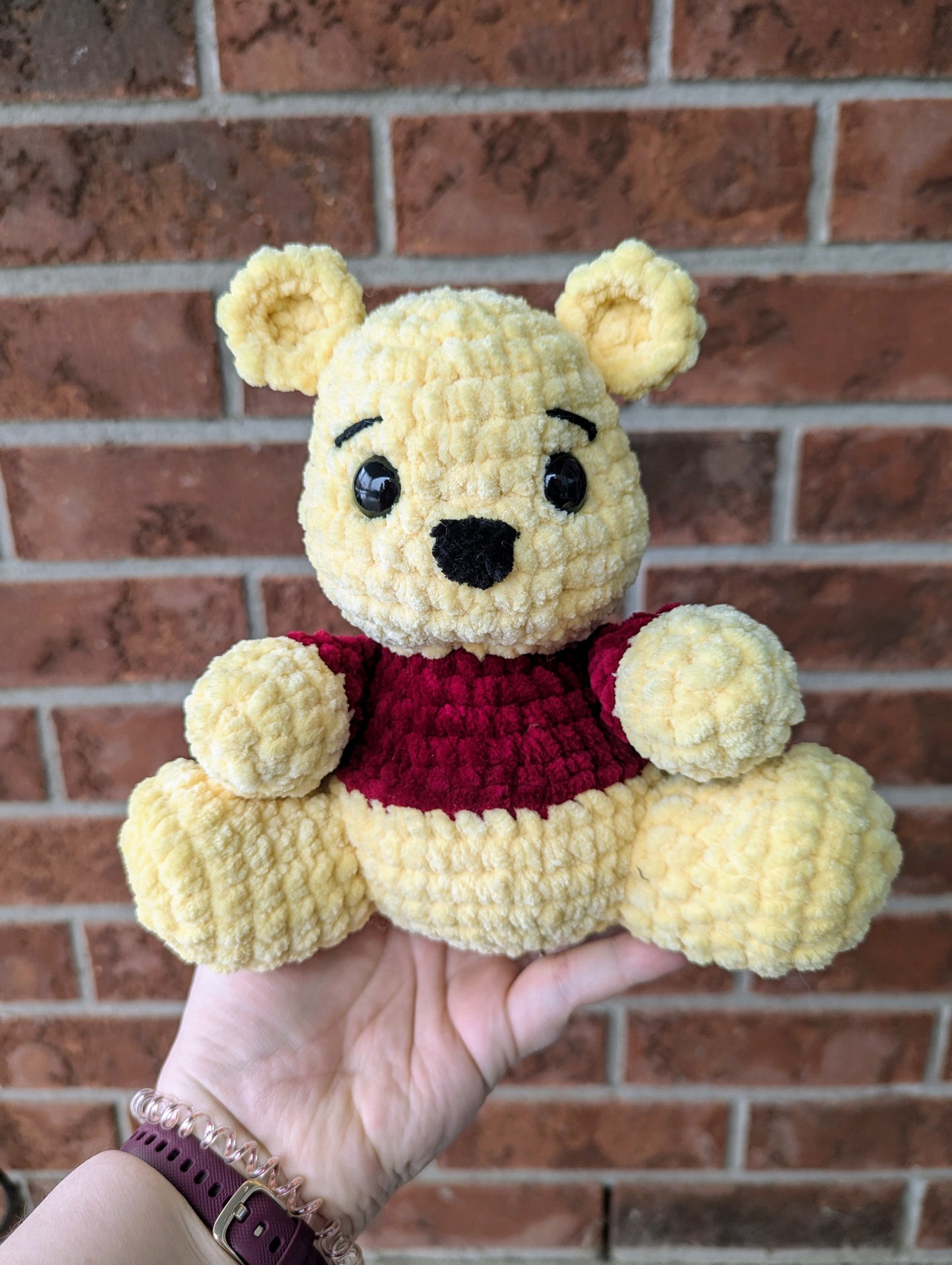 Hungry Teddy Bear Crochet Pattern