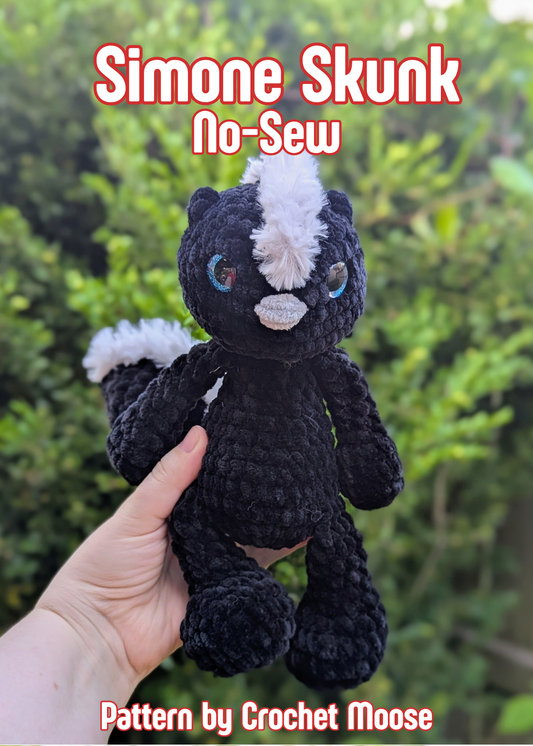 Simone Skunk Crochet Pattern
